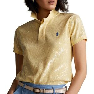 ✨💫 offer! Rare New with tags! Sold Out Sequin Ralph Lauren shirt Medium 💫✨